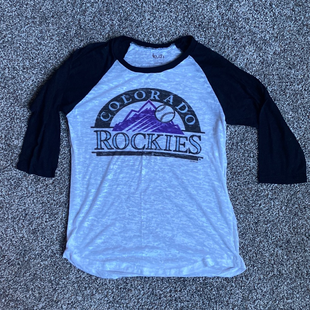Colorado Rockies 3/4 sleeve tee